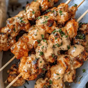 Bang Bang Chicken Skewers