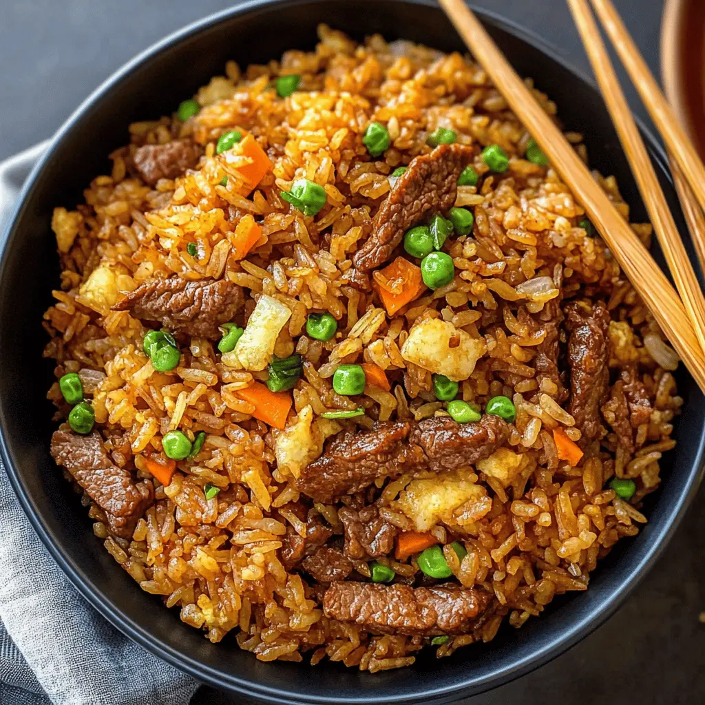 Easy Beef Fried Rice Recipe for Quick Dinners
