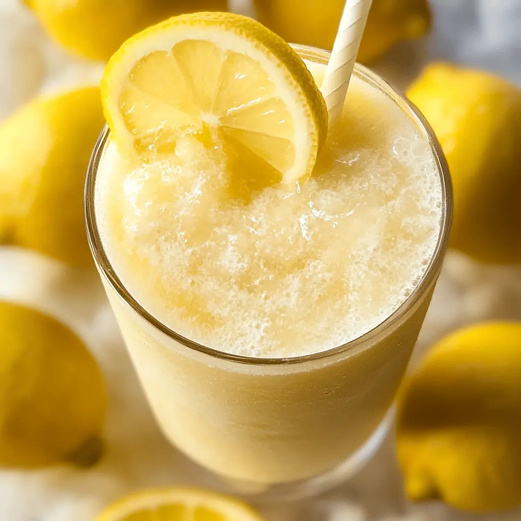 Beat the heat with this refreshing Frozen Lemonade recipe! Made with freshly squeezed lemons, sugar, and ice, this bright drink is perfect for sunny days. It's easy to whip up in just a few minutes! Save this recipe for parties, picnics, or whenever you need a cool treat. 🍋✨
