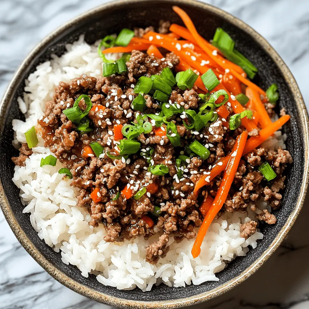 These Ground Beef Teriyaki Rice Bowls are a delicious and easy weeknight meal! With savory ground beef and a sweet teriyaki sauce served over fluffy rice, this dish is perfect for busy evenings. It's packed with flavor and can be customized with your favorite veggies. Save this recipe for a tasty and satisfying dinner option anytime!