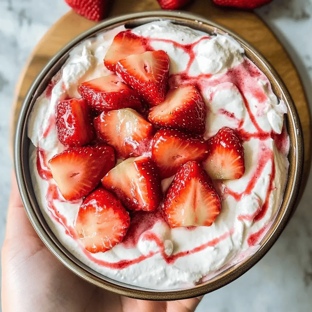 Looking for a tasty treat? This Strawberry Cheesecake Dip is a delightful blend of cream cheese, whipped cream, and fresh strawberries that will steal the show at your next gathering. Perfect for parties, game nights, or simply enjoying a sweet moment with loved ones. Save this recipe for a quick and easy dessert that everyone will adore!