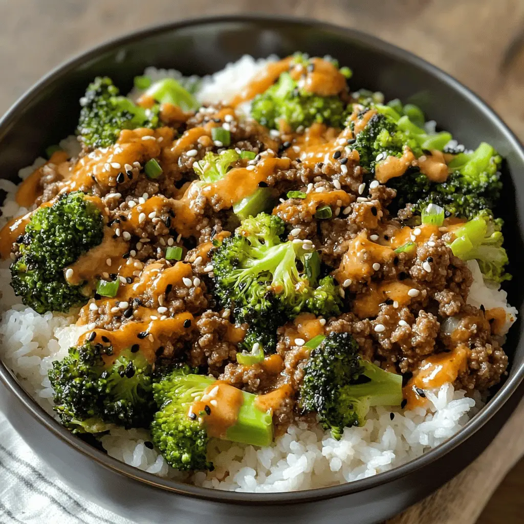 Looking for a quick and delicious dinner idea? This Teriyaki Ground Beef and Broccoli with Yum Yum Sauce is packed with flavor and perfect for busy weeknights. Featuring tender beef, vibrant broccoli, and a creamy, savory sauce, this meal is sure to be a family favorite. Save this recipe for your next dinner and impress everyone with your cooking!