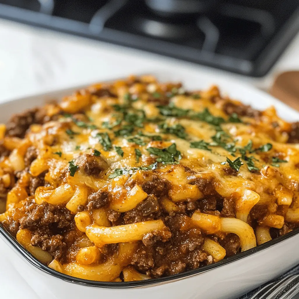 Get ready to make the ultimate comfort food with this easy homemade Beefaroni! Packed with tender beef, pasta, and a rich tomato sauce, this dish is a family favorite that’s perfect for busy weeknights. Save this recipe to bring a smile to your dinner table on any occasion!