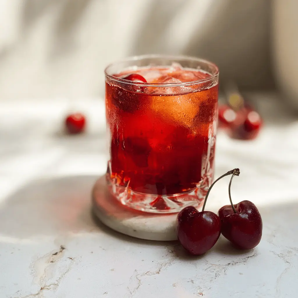 Easy Cherry Iced Tea Recipe for Summer