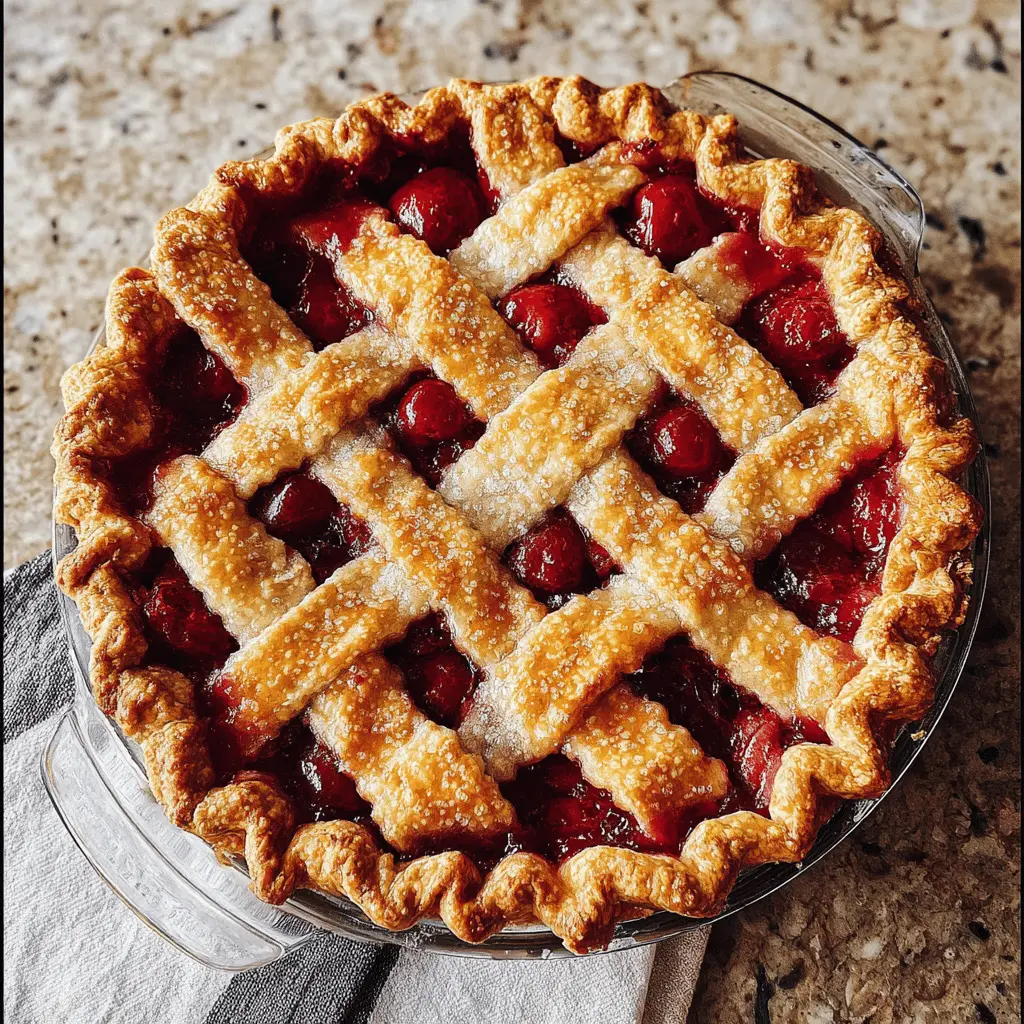 Best Easy Homemade Cherry Pie Recipe