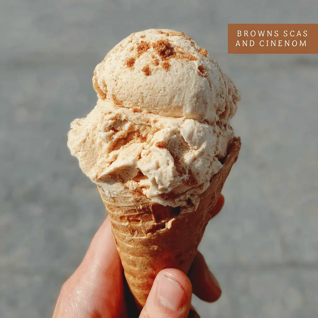 Easy Brown Sugar Cinnamon Ice Cream Recipe