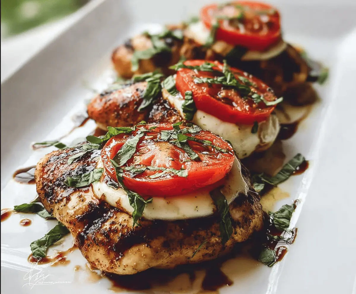 Easy Grilled Chicken Caprese Recipe