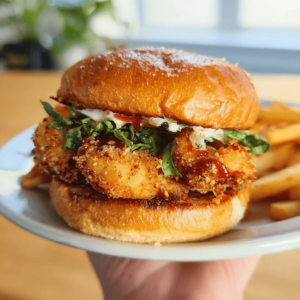 Easy Crispy Fried Shrimp Burger Recipe