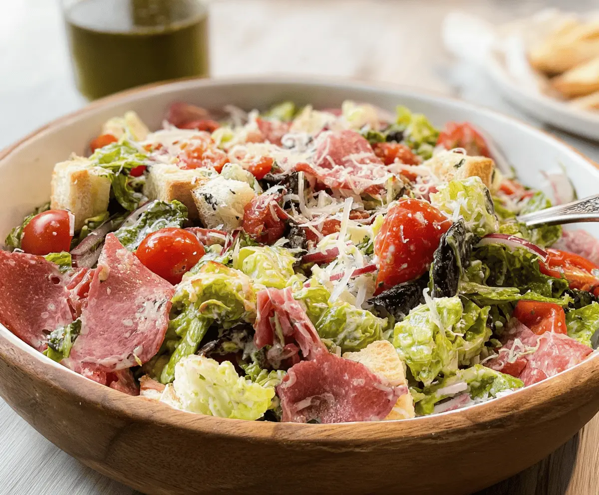 Easy Italian Grinder Salad Recipe