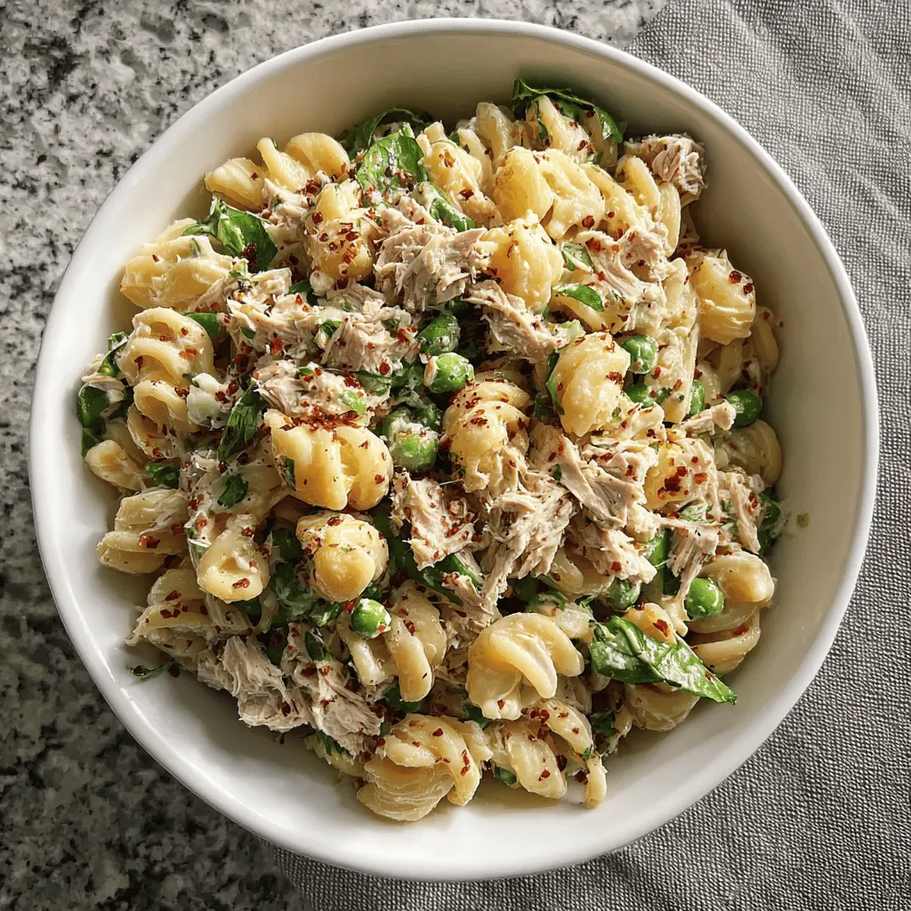 Easy High-Protein Tuna Pasta Salad Recipe