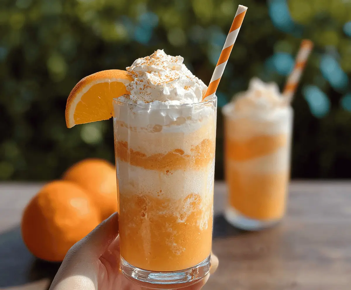 Creamsicle Float Recipe with a Fun Twist