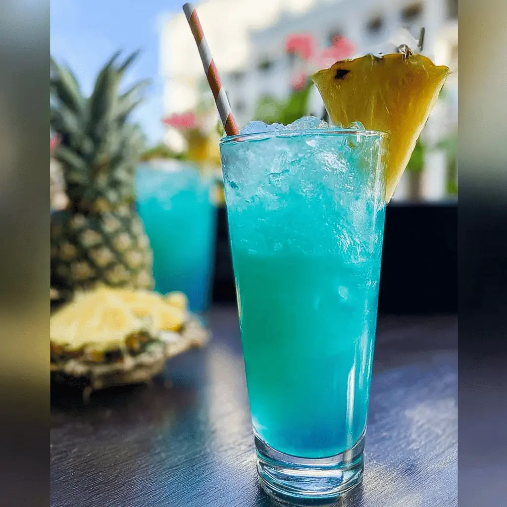 Easy Blue Hawaiian Mocktail Recipe