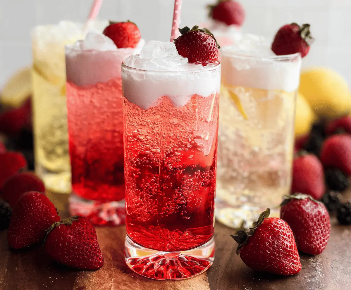 Easy Italian Cream Soda with Homemade Fruit Syrups