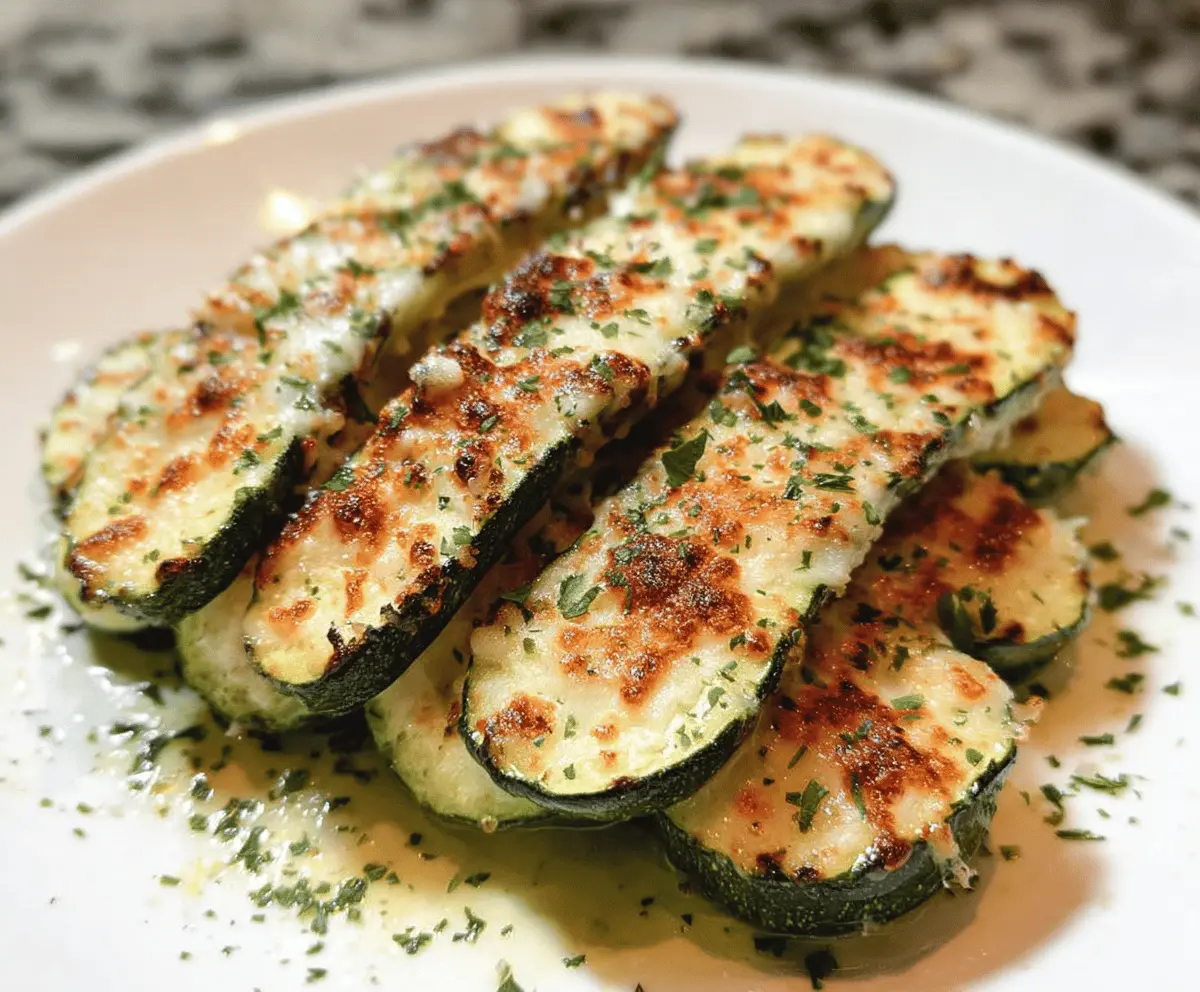 Easy Baked Parmesan Zucchini Recipe