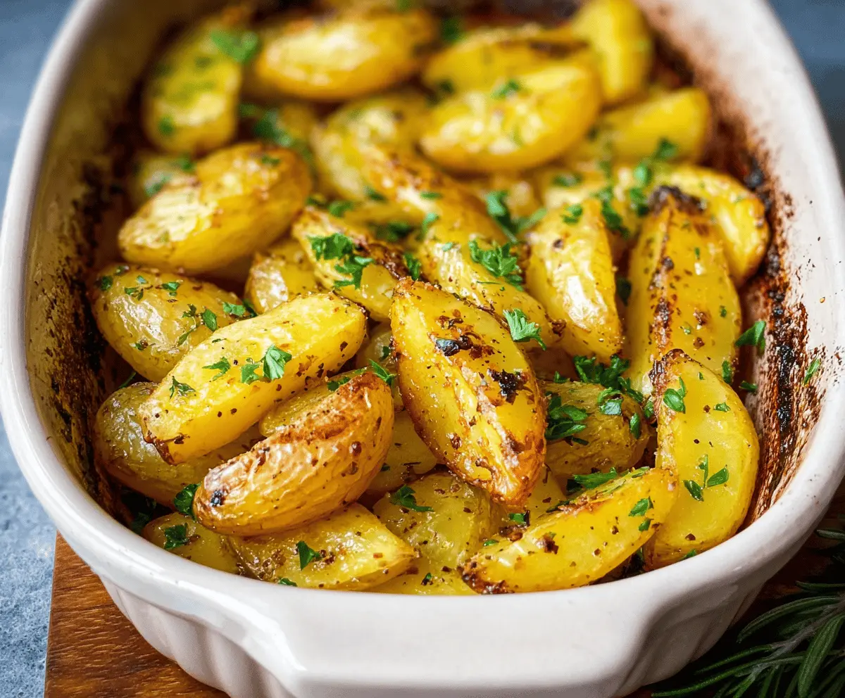 Easy Greek Lemon Potatoes Recipe