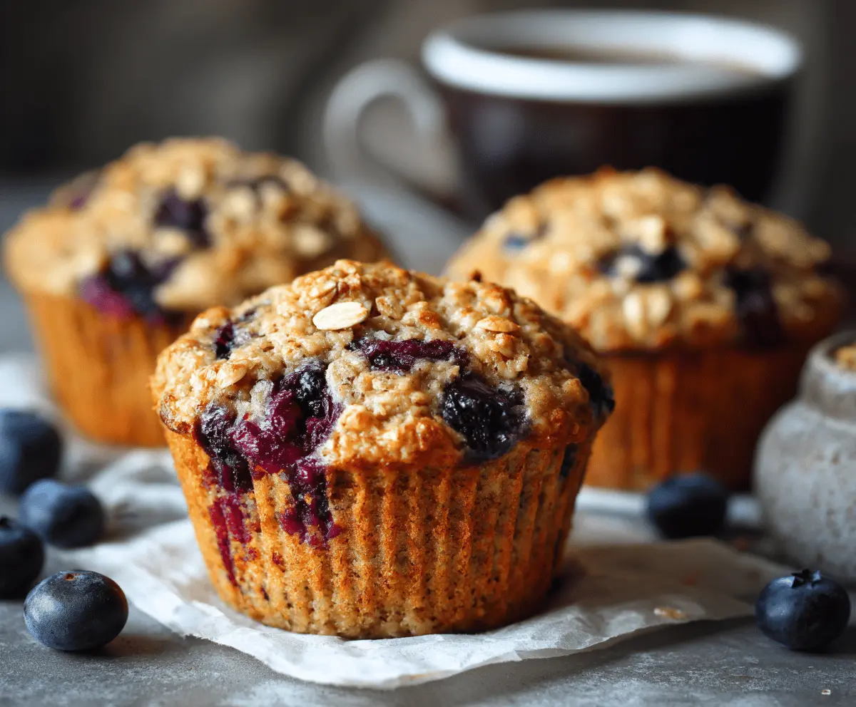 Blueberry Oatmeal Muffins