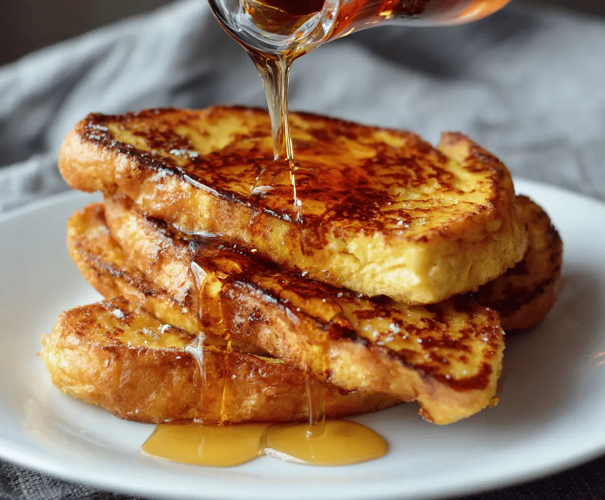 French Toast with Maple Syrup