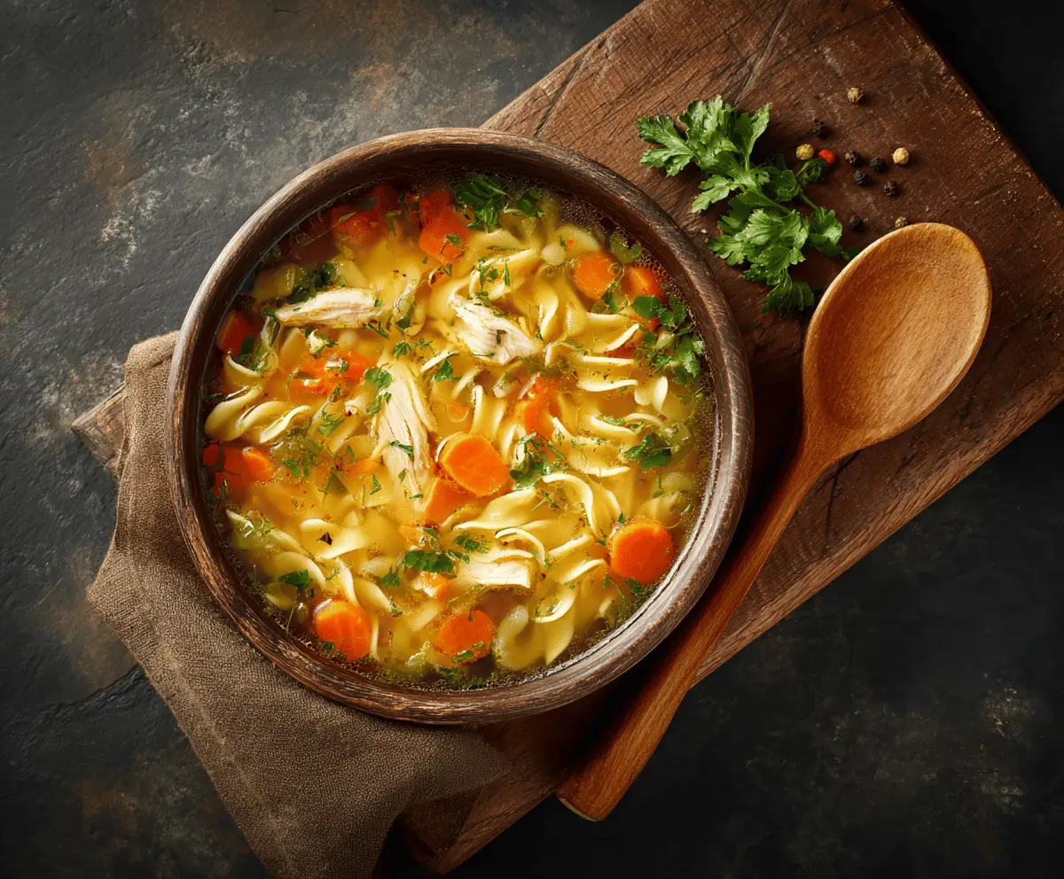 Chicken Noodle Soup with Vegetables