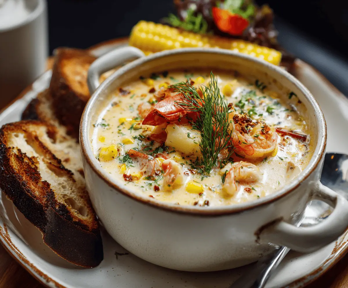 Seafood Chowder with Cream
