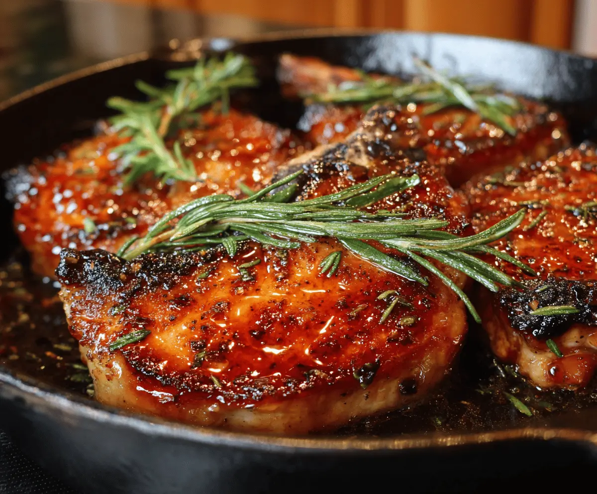 Honey Glazed Pork Chops