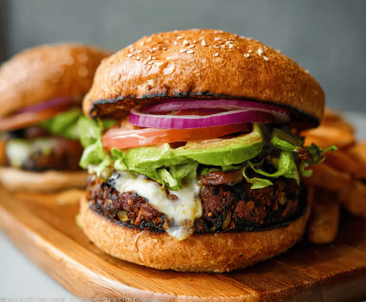 Easy Healthy Black Bean Burger Recipe