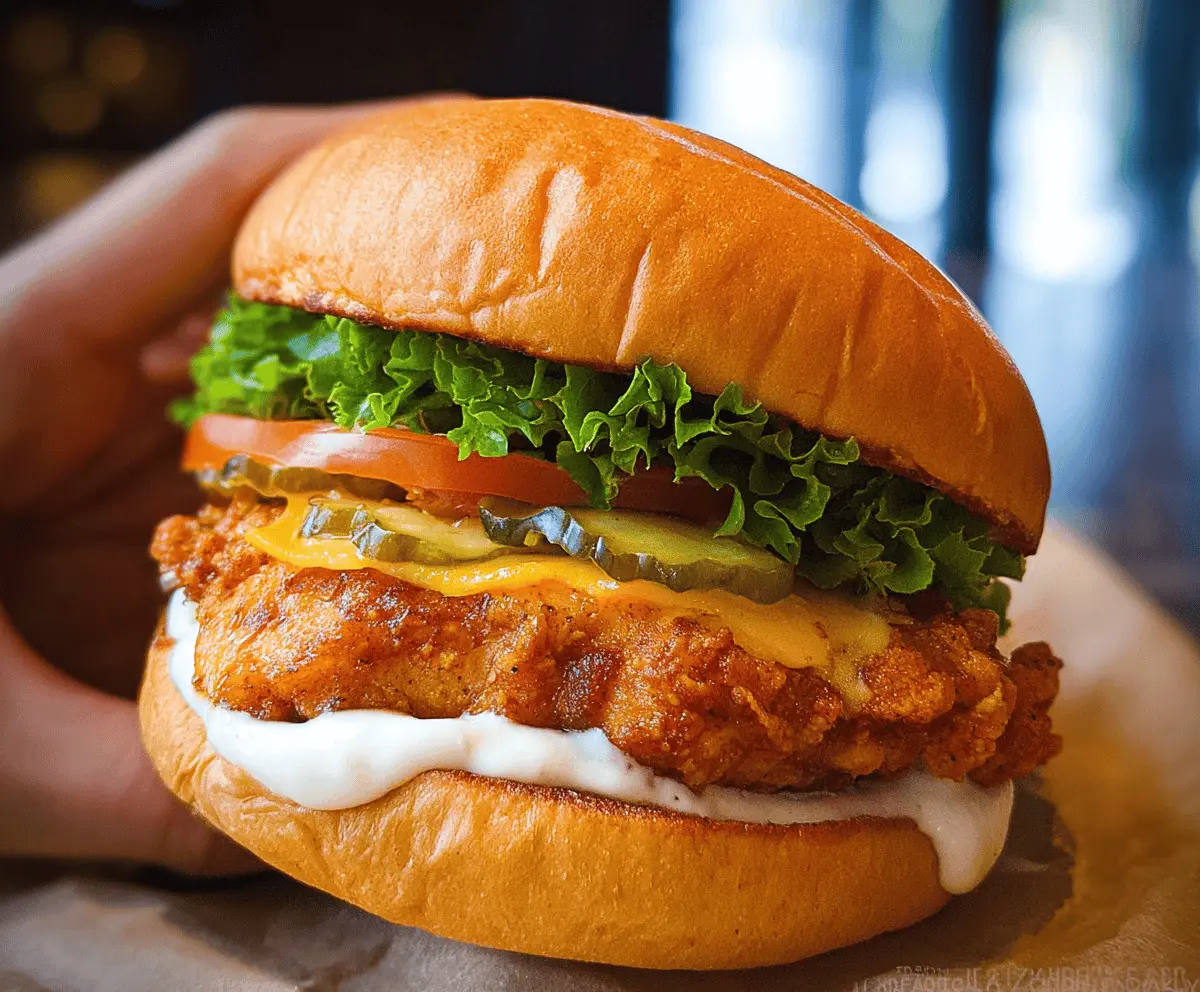 Easy Crispy Chicken Sandwich Recipe