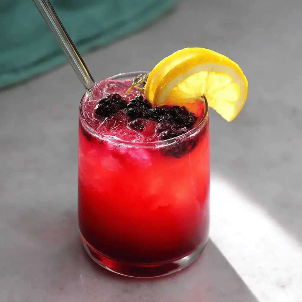 Refreshing Homemade Blackberry Lemonade Recipe