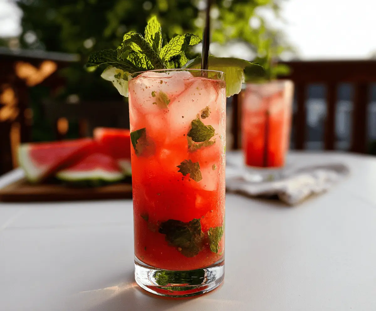 Refreshing Watermelon Mojito Recipe