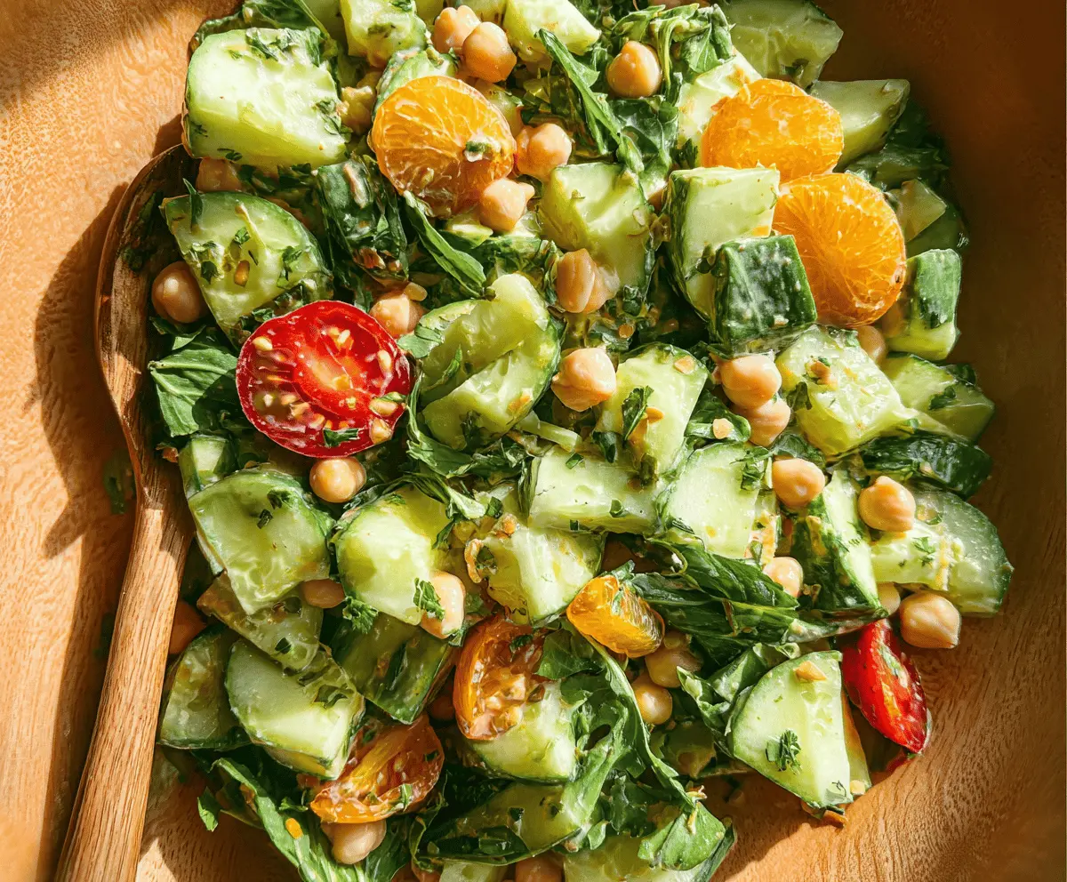 Bright and Healthy Vegan Sunshine Salad Recipe