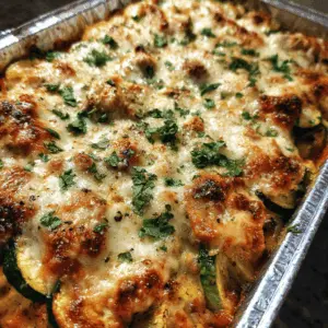 Easy Italian Chicken and Zucchini Bake