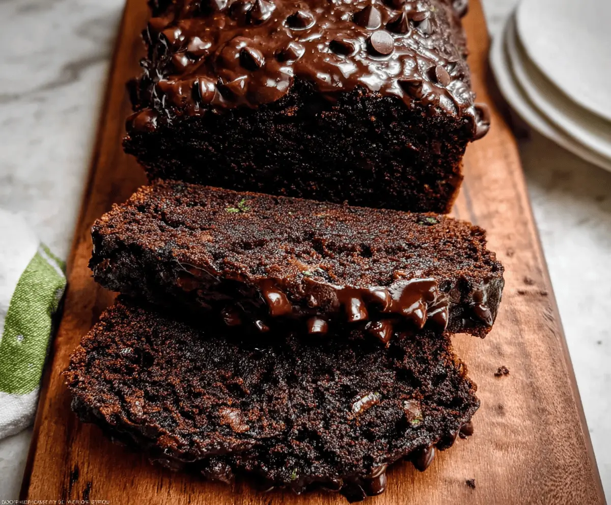 Super Moist Double Chocolate Zucchini Bread Recipe