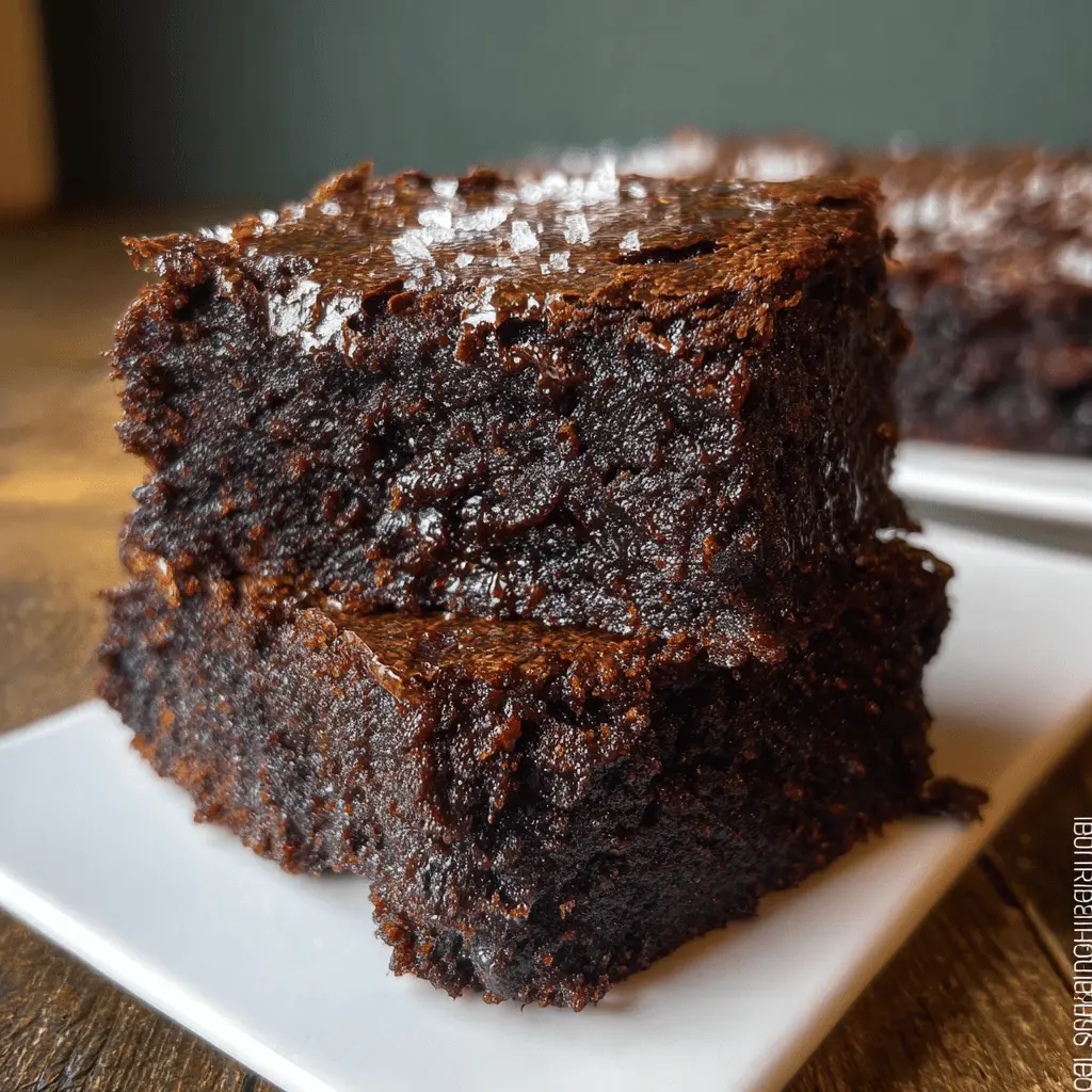 Fudgy Zucchini Chocolate Brownies Recipe