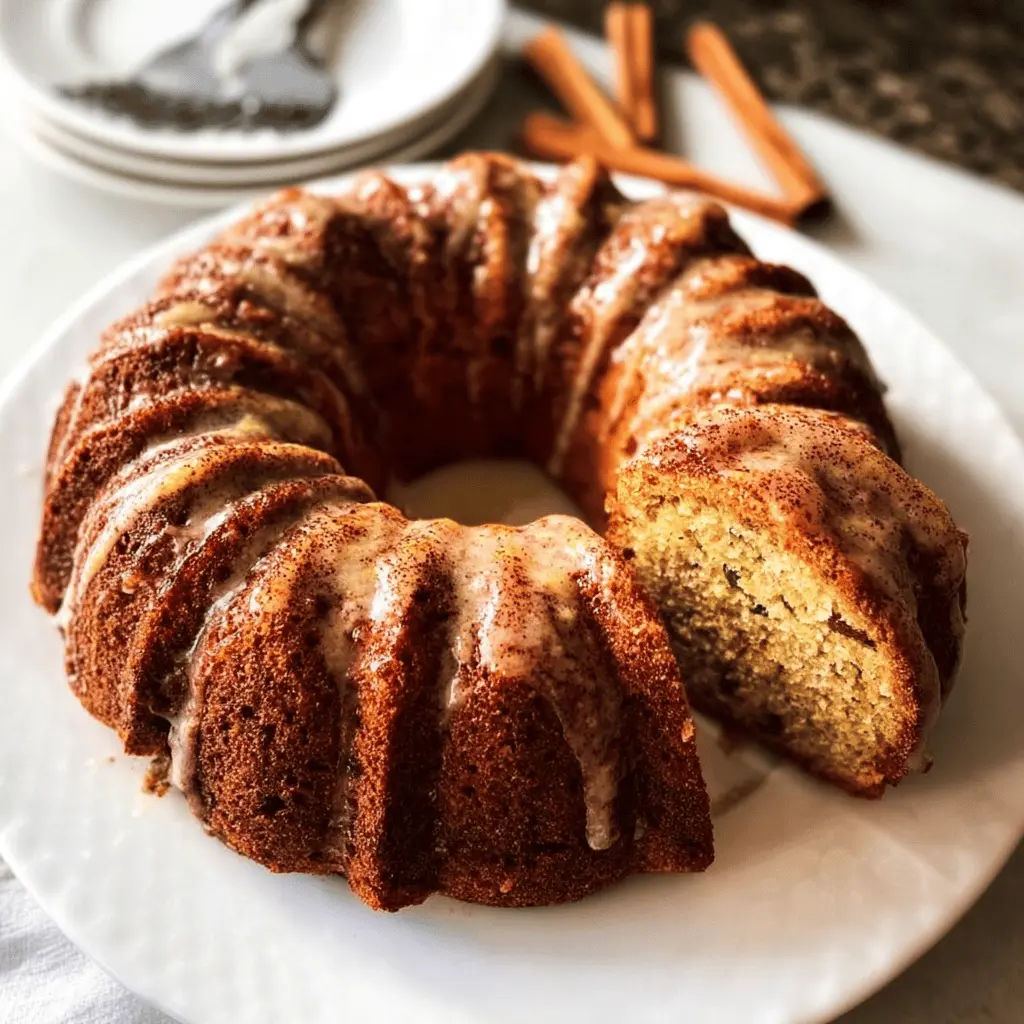 Moist Cinnamon Zucchini Bundt Bread Recipe
