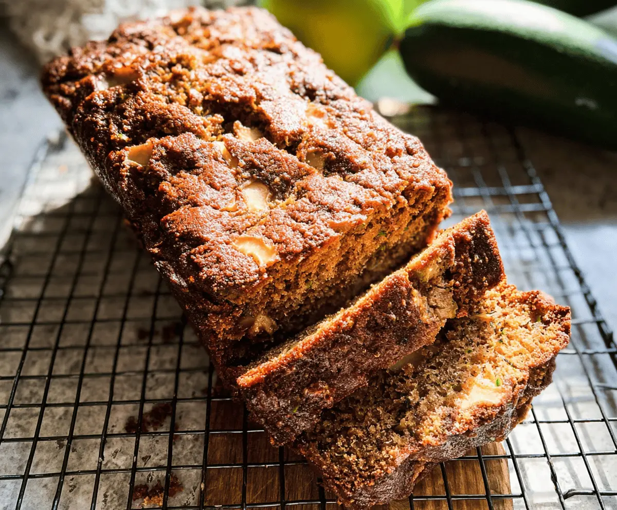 Moist Apple Zucchini Bread Recipe