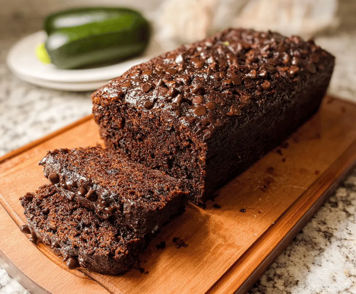 Moist Chocolate Zucchini Bread Recipe