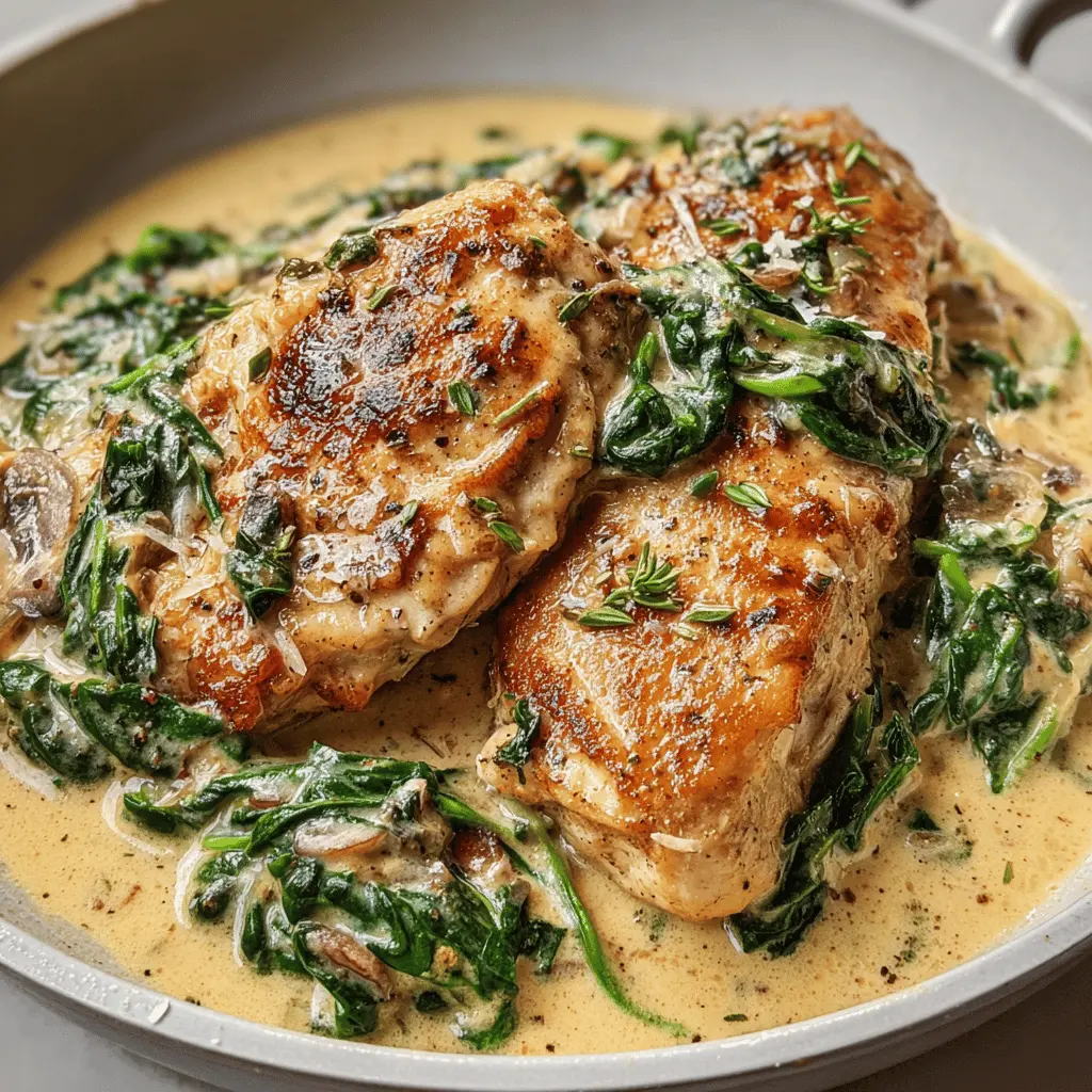 Creamy Chicken Florentine Recipe Easy and Delicious