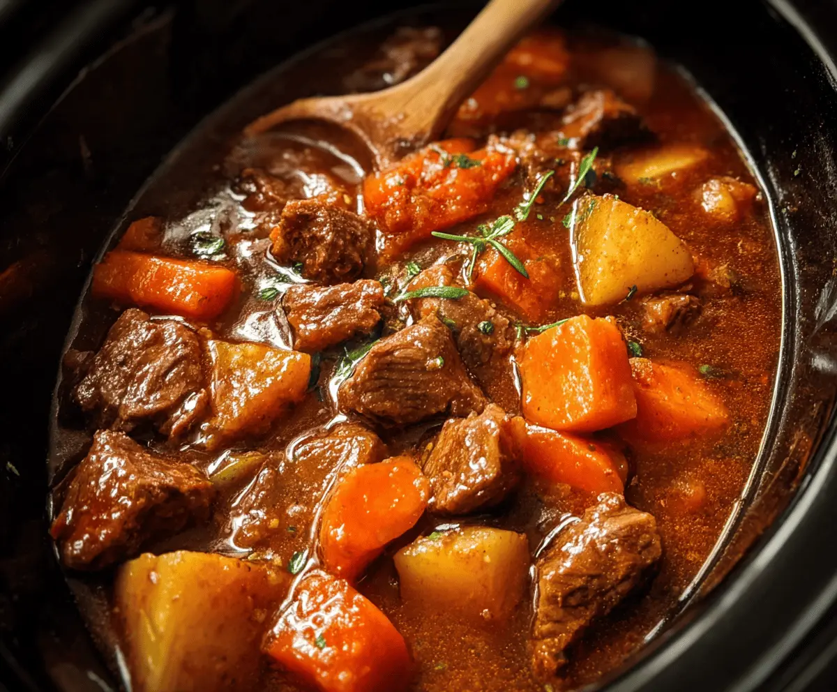 Easy Crock Pot Beef Stew Recipe for Comfort Food