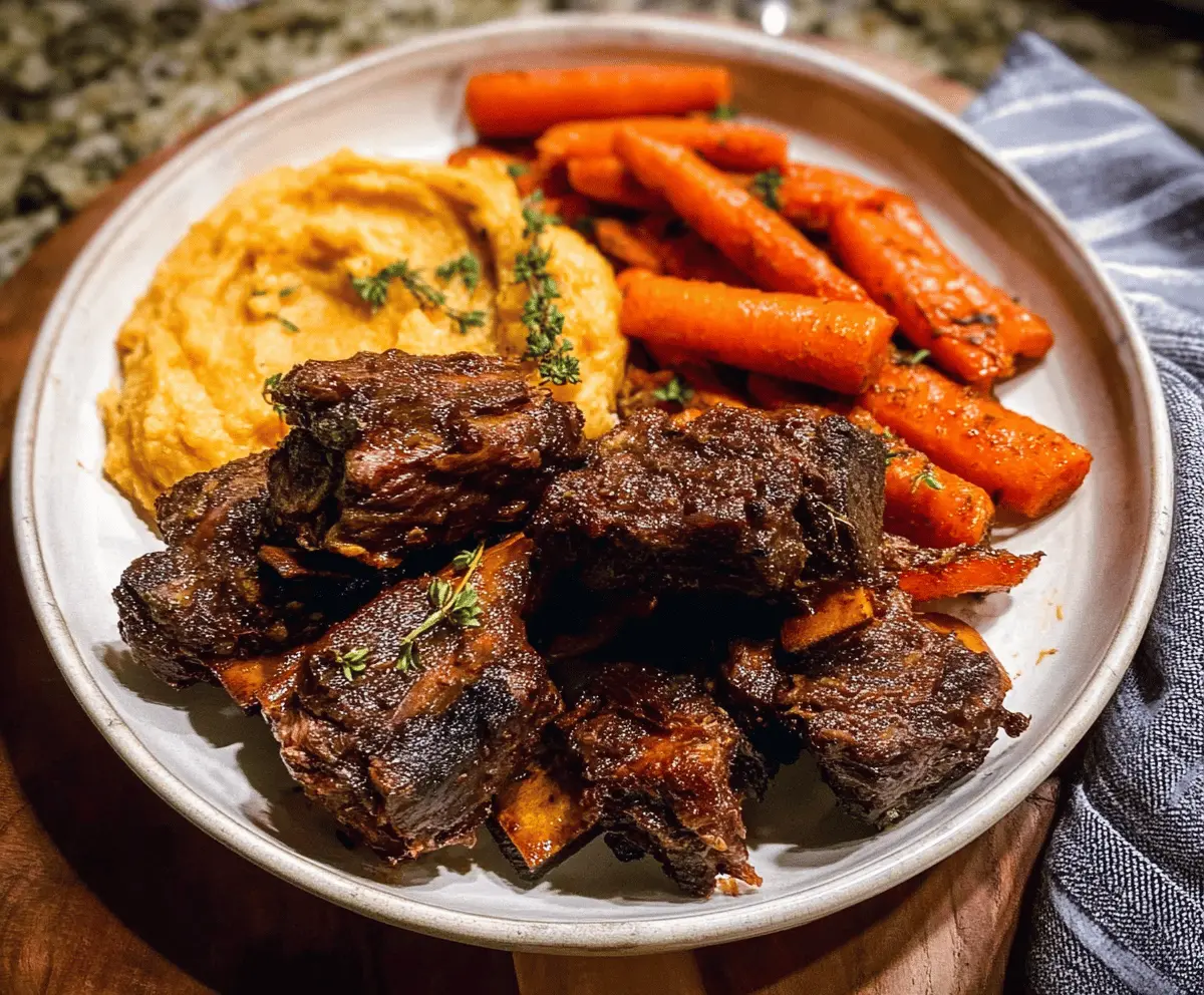 Super Tender Crockpot Beef Short Ribs Recipe