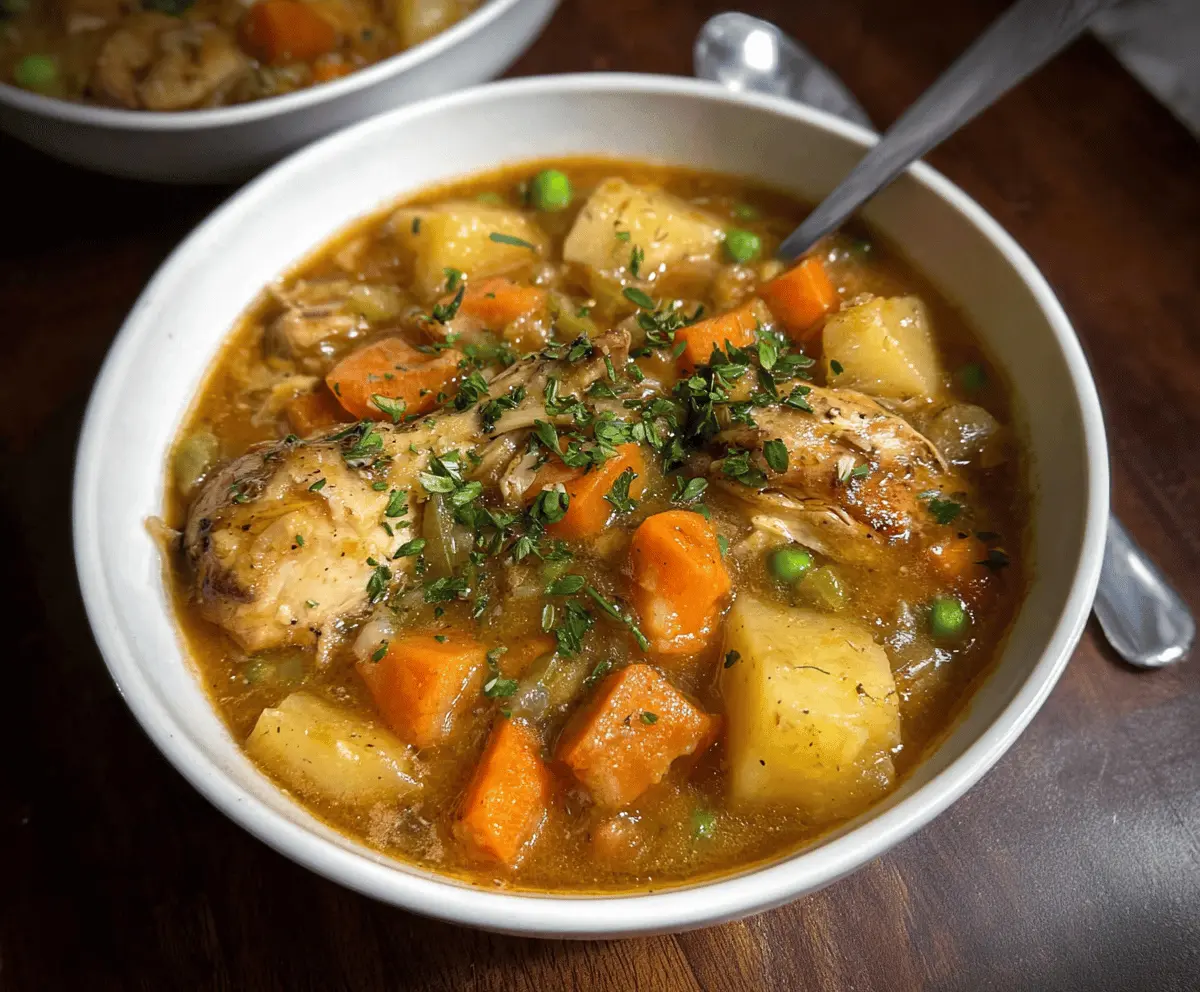 Easy Slow Cooker Chicken Stew for Cozy Dinners