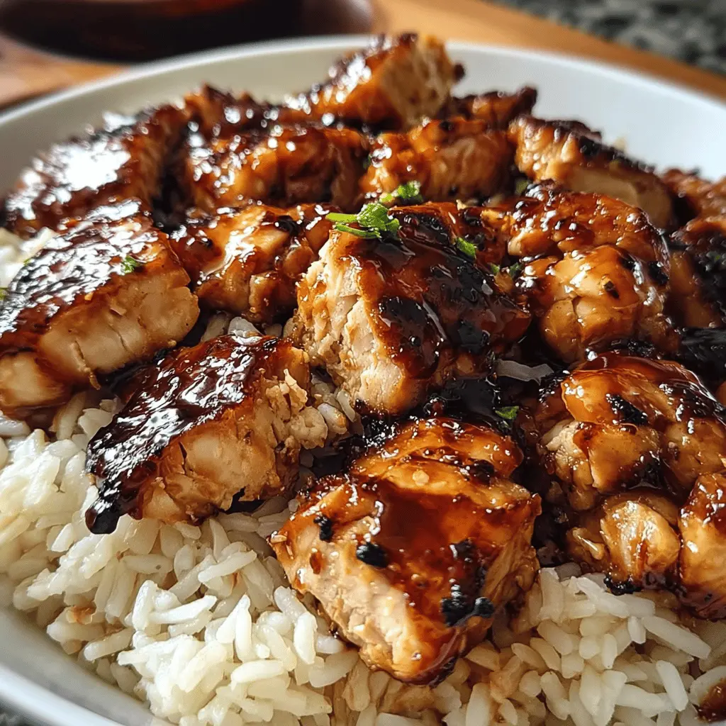 Easy One-Pan Honey BBQ Chicken and Rice