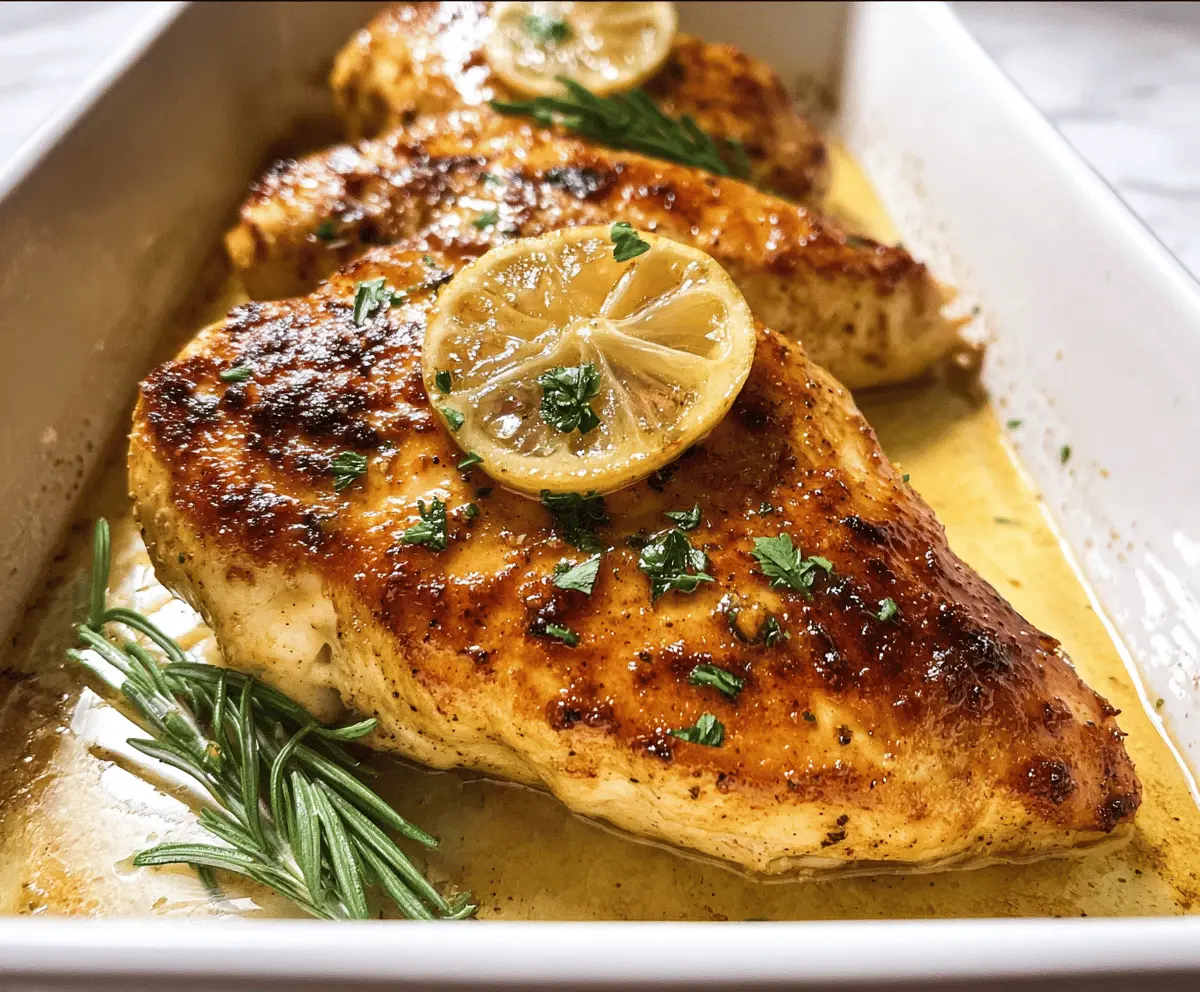 Easy Oven Baked Chicken Breast Recipe