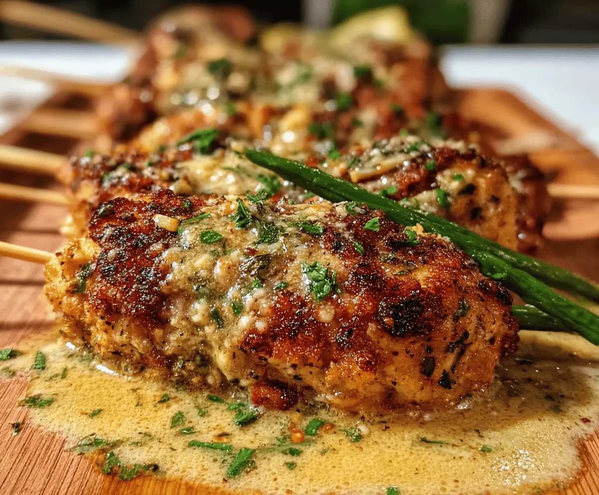 Garlic Parmesan Blackstone Chicken Recipe