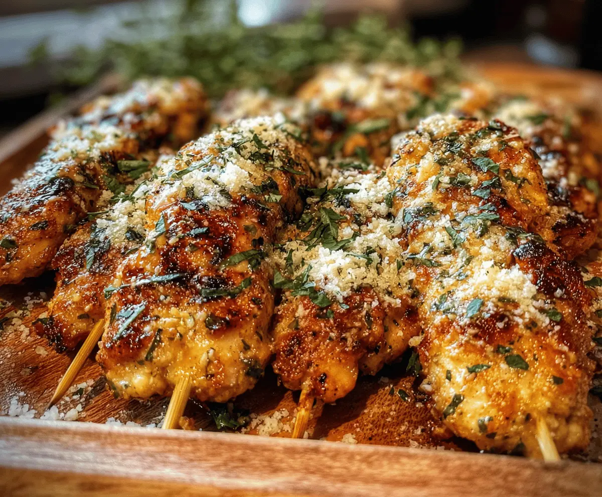 Garlic Parmesan Blackstone Chicken Recipe