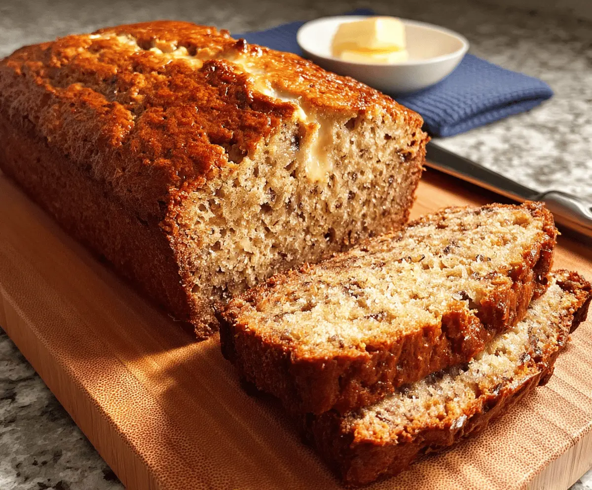 Moist Sour Cream Banana Bread Recipe