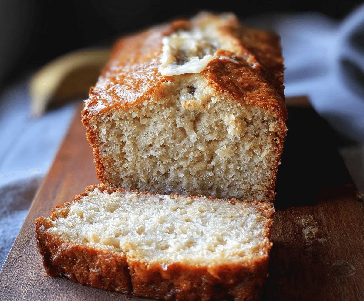 Moist Buttermilk Banana Bread Recipe