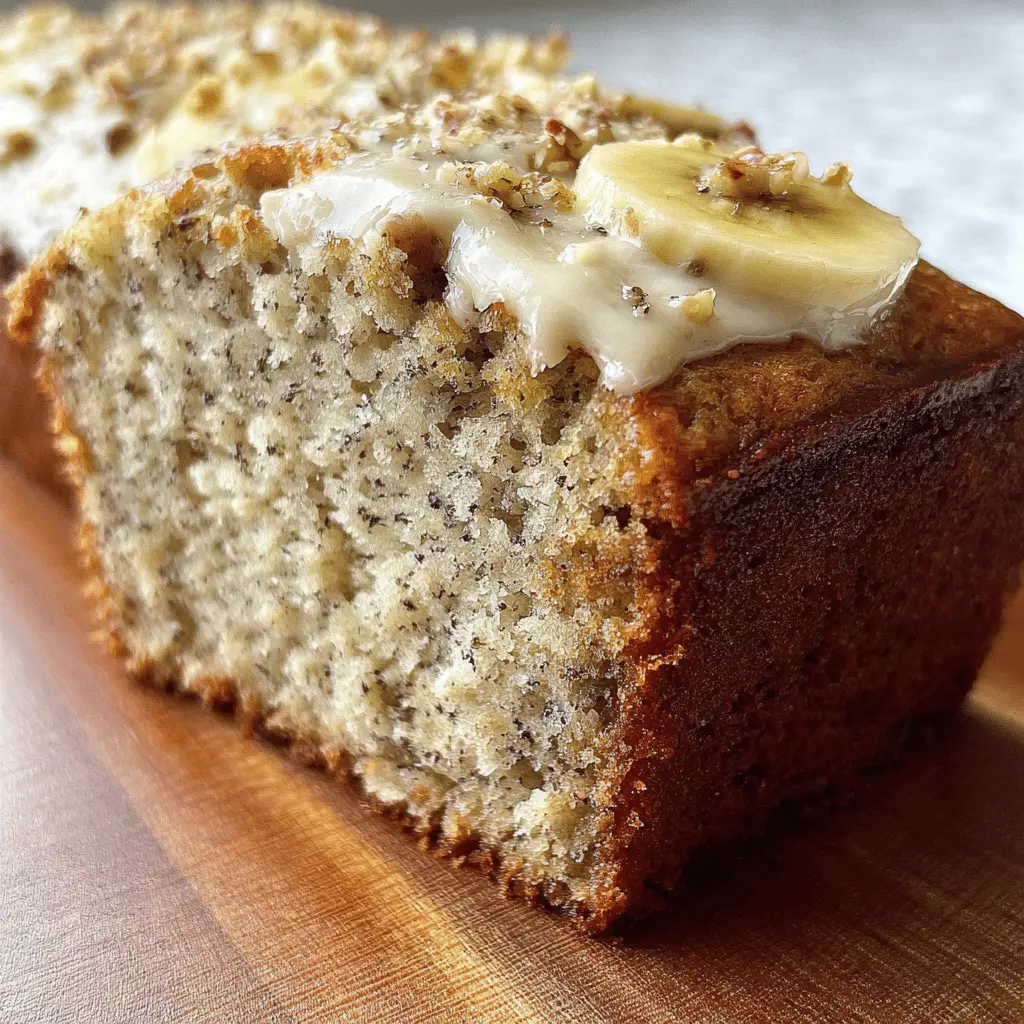 Moist and Easy Banana Bread Cake Recipe