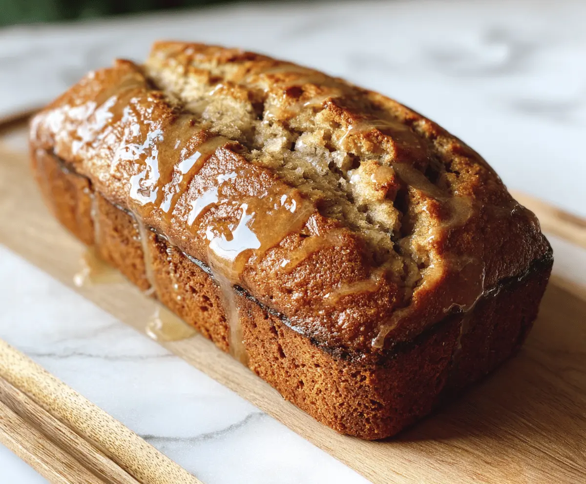 Moist Honey Vanilla Banana Bread Recipe