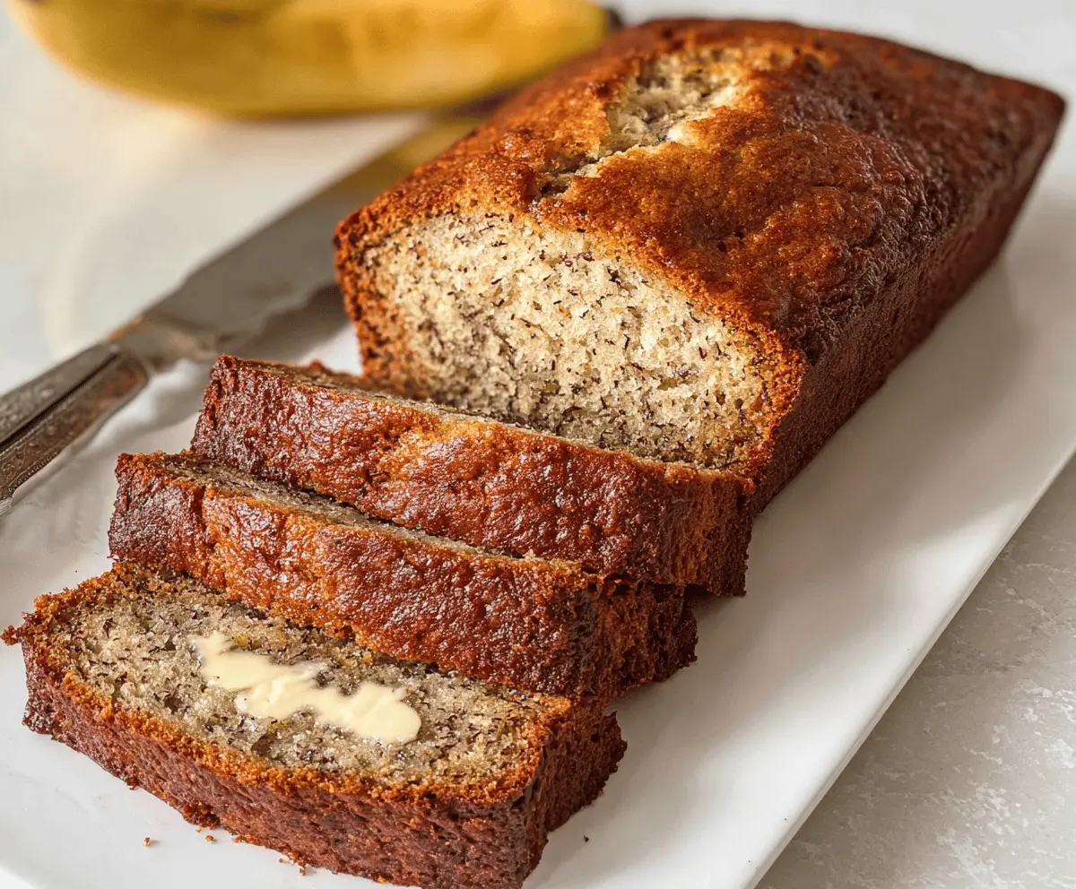 Easy Moist Banana Bread Recipe for Beginners