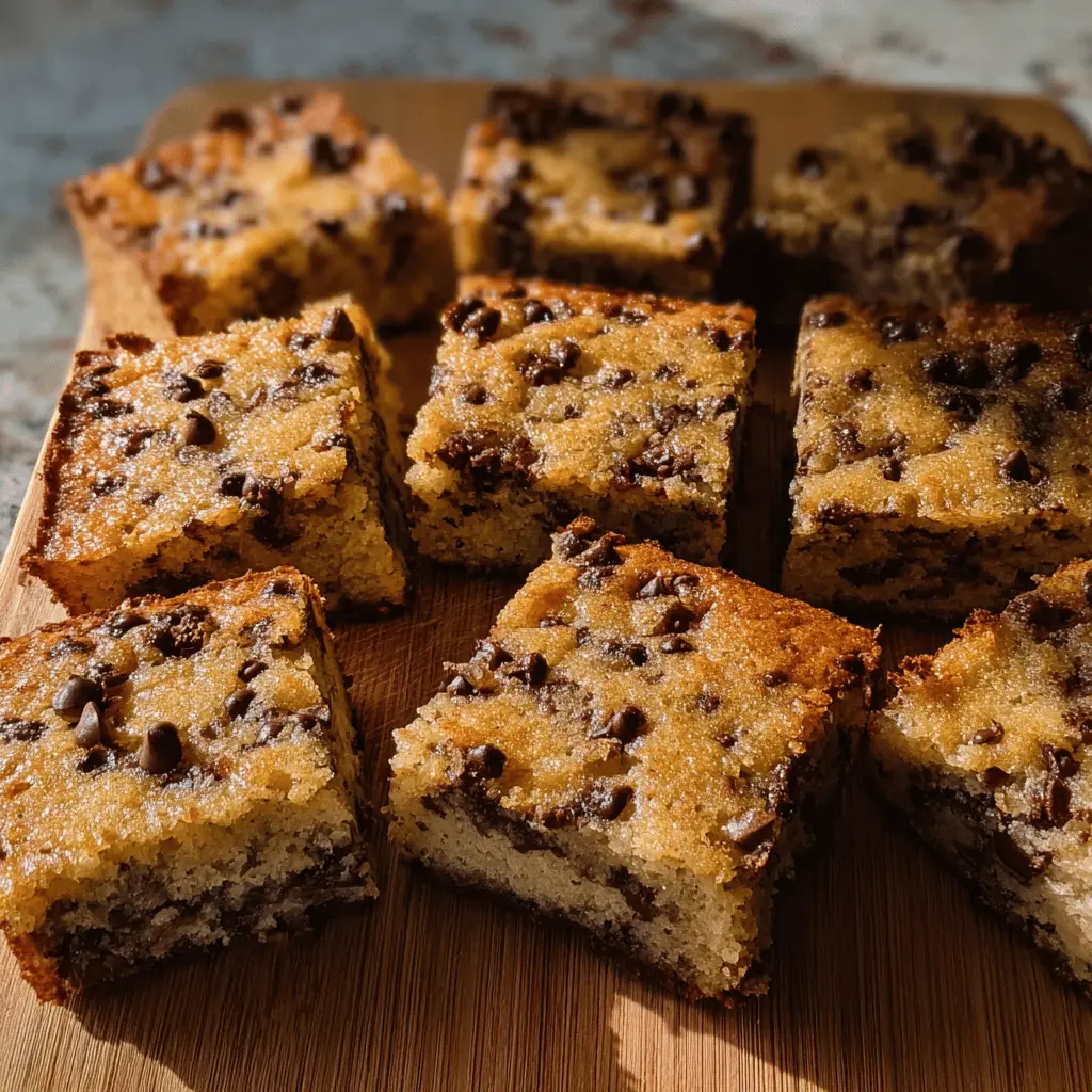 Easy Chocolate Chip Banana Bars Recipe