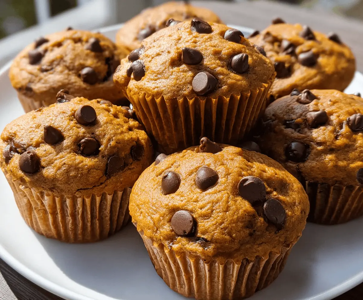 Moist Pumpkin Chocolate Chip Muffins Recipe